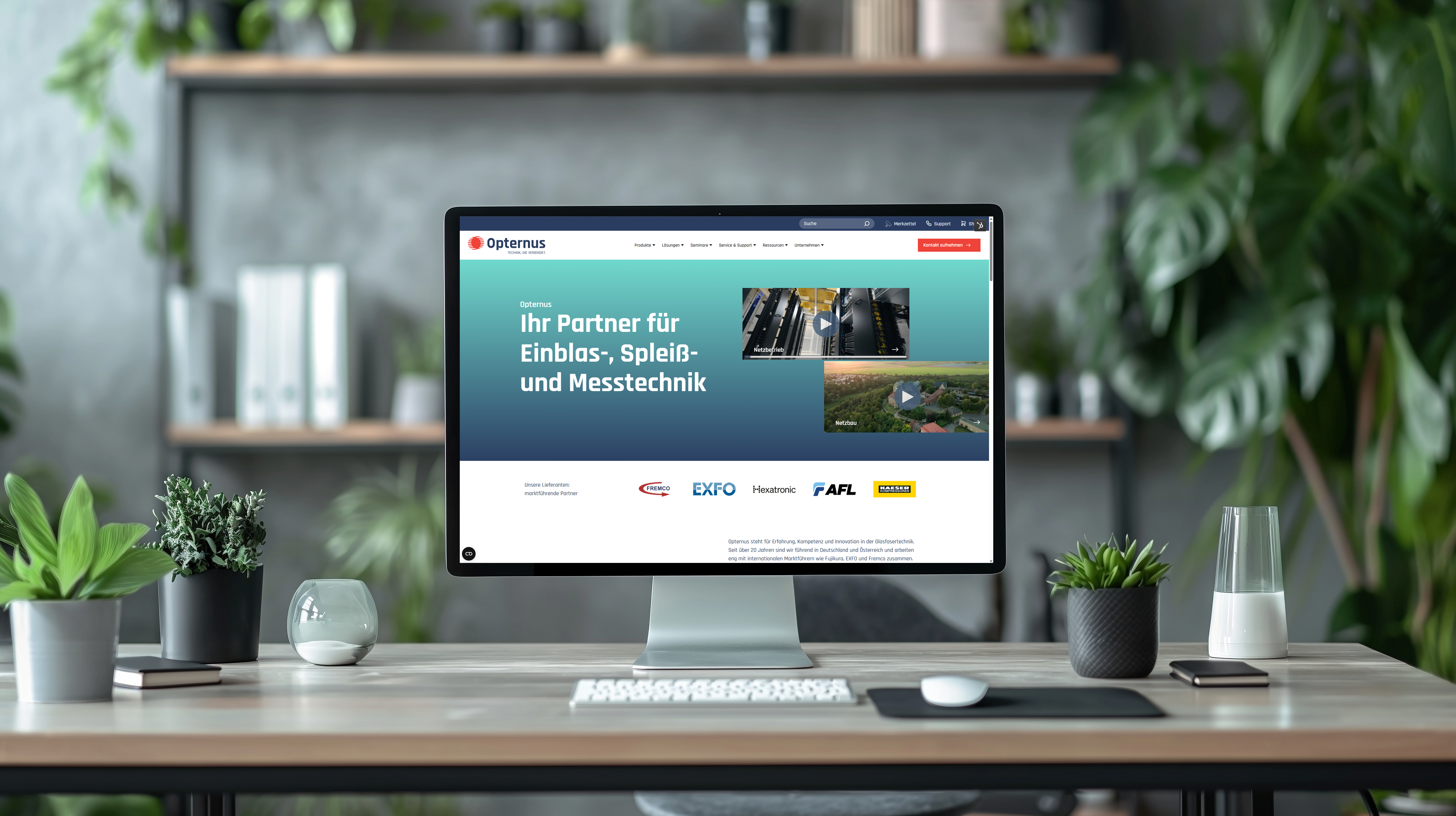 Opternus in neuem Glanz: willkommen auf unserer neuen Website und im neuen Shop!