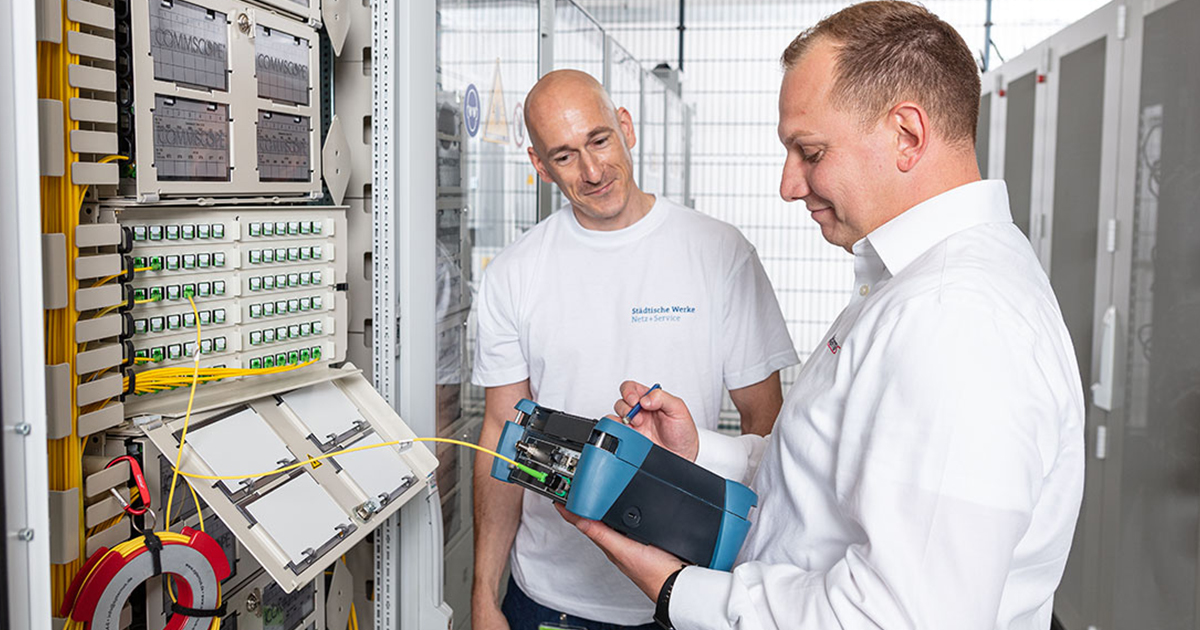 Eigenausbau des Glasfasernetzes im Raum Kassel